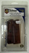 Patchmayr Laminate Pistol Grip Panels for Colt 1911 Half Checkered Rosewood