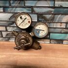 Vintage Victor Equipment Co Brass Welding Gas Regulator Gases Control Regulators