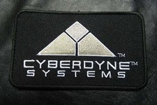 TERMINATOR MOVIES CYBERDYNE SYSTEMS LOGO HOOK PATCH 5.0 X 3.0 INCH