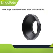 Wide Angle 30.5mm Metal Lens Hood Shade Protector