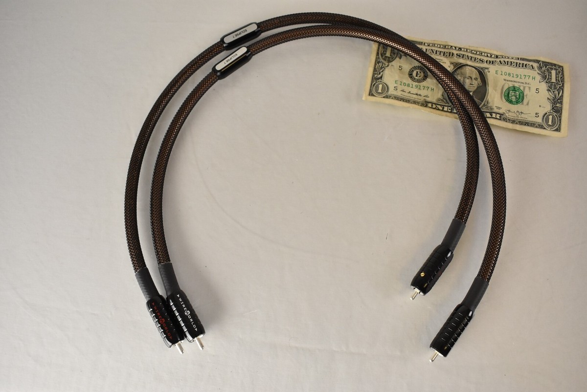 5m Pair Wireworld Eclipse 7 - Audiophile Hifi Stereo RCA