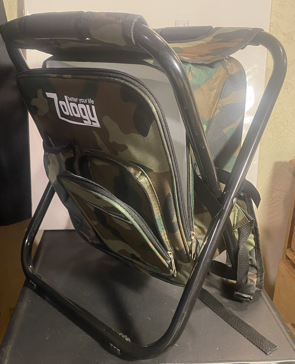 Camport ZologyFolding Camping Chair Stool Backpack With Cooler