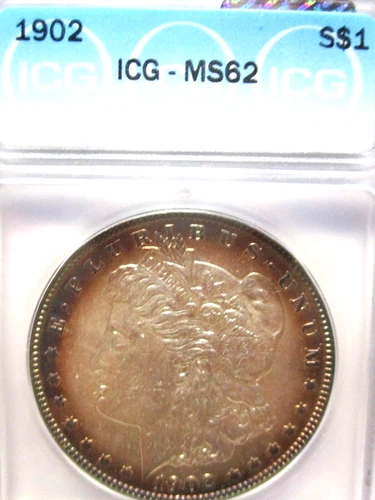 1902 MORGAN SILVER DOLLAR ICG MS62