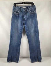 Flypaper Jeans Mens 32x33 Bootcut Medium Wash Flap Pocket