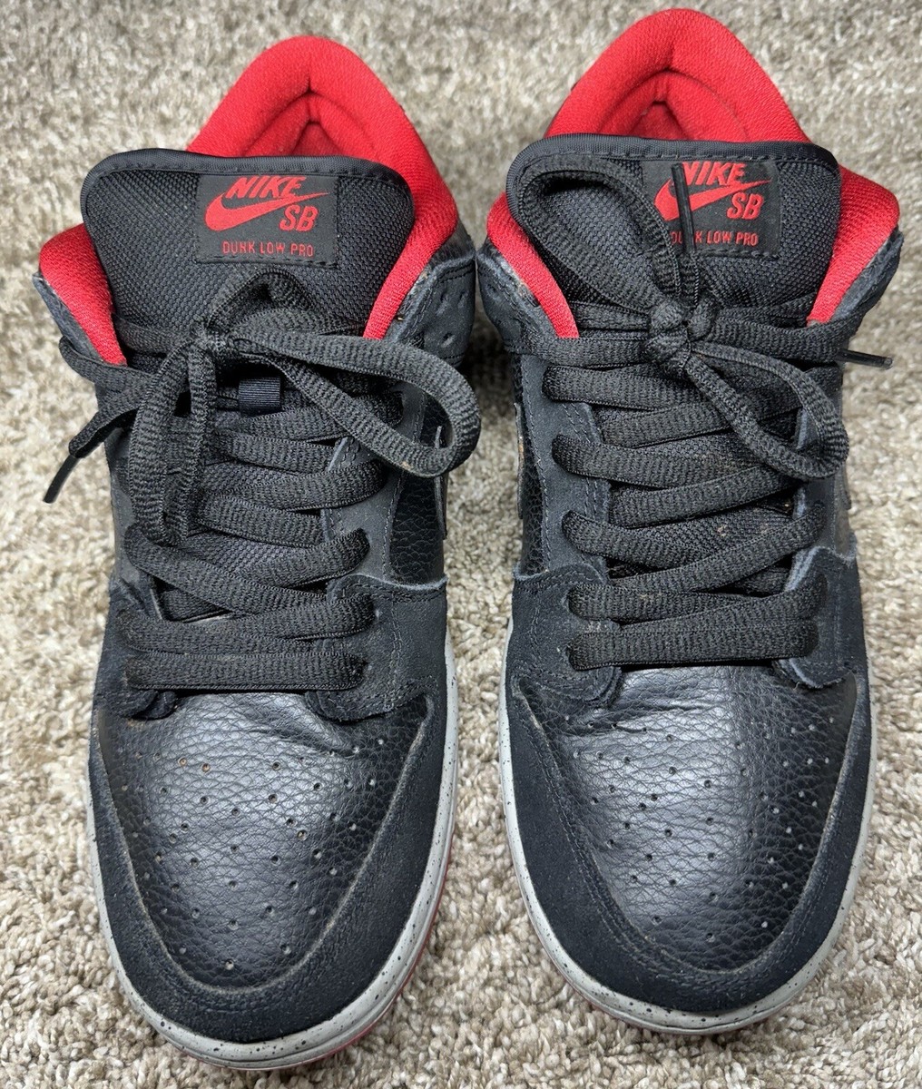 Size 10 - Nike SB Dunk Pro Low Black Cement for sale online | eBay