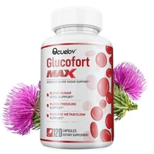 Glucofort Max- Advanced Blood Sugar Blood Pressure Support - 120 Capsules