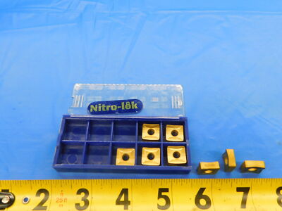 8PCS NEW STELLRAM SNMM-433A-4M NL25 TiN COATED CARBIDE INSERTS SNMM 120412E-4M