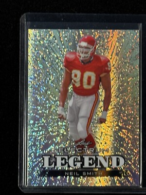 2024 Leaf Electrum Football Chiefs Neil Smith #55 - SSP Silver Sparkle #d 2/3