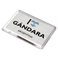 FRIDGE MAGNET - I Love Gandara, Argentina