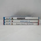 Nintendo Wii U Games Lot of 3 Super Mario 3D Land, Mario Kart 8, Minecraft
