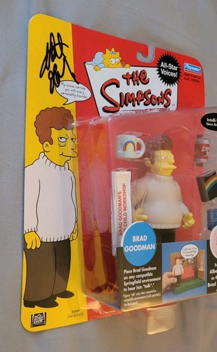 Albert Brooks signiert Simpsons Brad Goodman WOS Spielfigur Beckett Echtheitszertifikat #BR31648 - Bild 10 von 11
