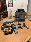 Sony PlayStation 1 PS1 system lot w/ 24 CIB complete video games GREAT SHAPE ++