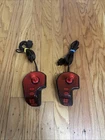 2 Vtg Nintendo NES Red Arcade Joystick Controller 500XJ Epyx Konix WORKS