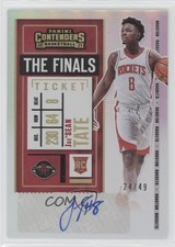 2020 Contenders Rookie Sticker Finals Ticket 24/49 Jae'Sean Tate #161 Auto 1oq2