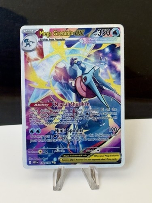 #ad #ad Mega Greninja Ex Holo Fan Card Pokémon card $4.00
