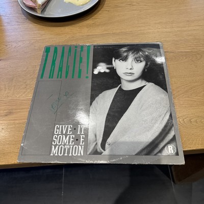 TRACIE GIVE IT SOME EMOTION (98) 3 Track Promo 12'' Single Picture Sleeve A&M