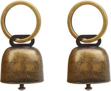 1 or 2-Pack Pet Bells for Dog Collar Charms Anti-Lost Training Bells