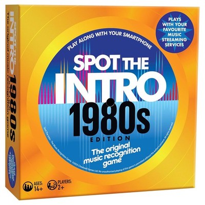 Cheatwell Spot The Intro 1980er Musik-Quizspiel Party-Spiel Geschenk