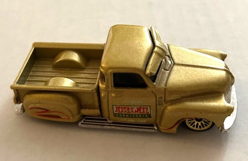 LOOSE HOT WHEELS LA TROCA LOWRIDER PICKUP GOLD AZILAN CARNICERIA - Picture 2 of 3