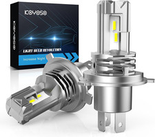 H4 LED Bulb Aggiornate, 100W 20000LM for 12V Motorcycles Automobiles as High and