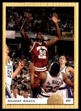1993-94 Classic Draft Picks Ashraf Amaya Rookie Southern Illinois Salukis #11