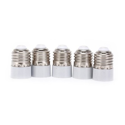 5Pcs/lot E27 to E14 lamp Holder Converter Socket light Bulb Base type AdapteR-dx