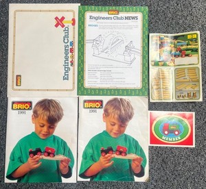 1991 Vintage BRIO Magazine Guides & Engineer Club