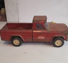 Tonka Jeep Pickup Truck Red Pressed Steel 1961 Toy Vehicle Car Collectible