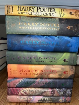 Harry Potter Complete Hardcover Set Books 1-7 First American Edition Prints  2-7