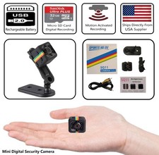 Mini Camera Portable Small Action Webcam Night Vision Motion activated Recording