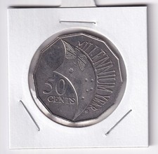 AUSTRALIAN: 2000 50 CENT MILLENNIUM CIRCULATED COIN IN 2X2 HOLDER #1449