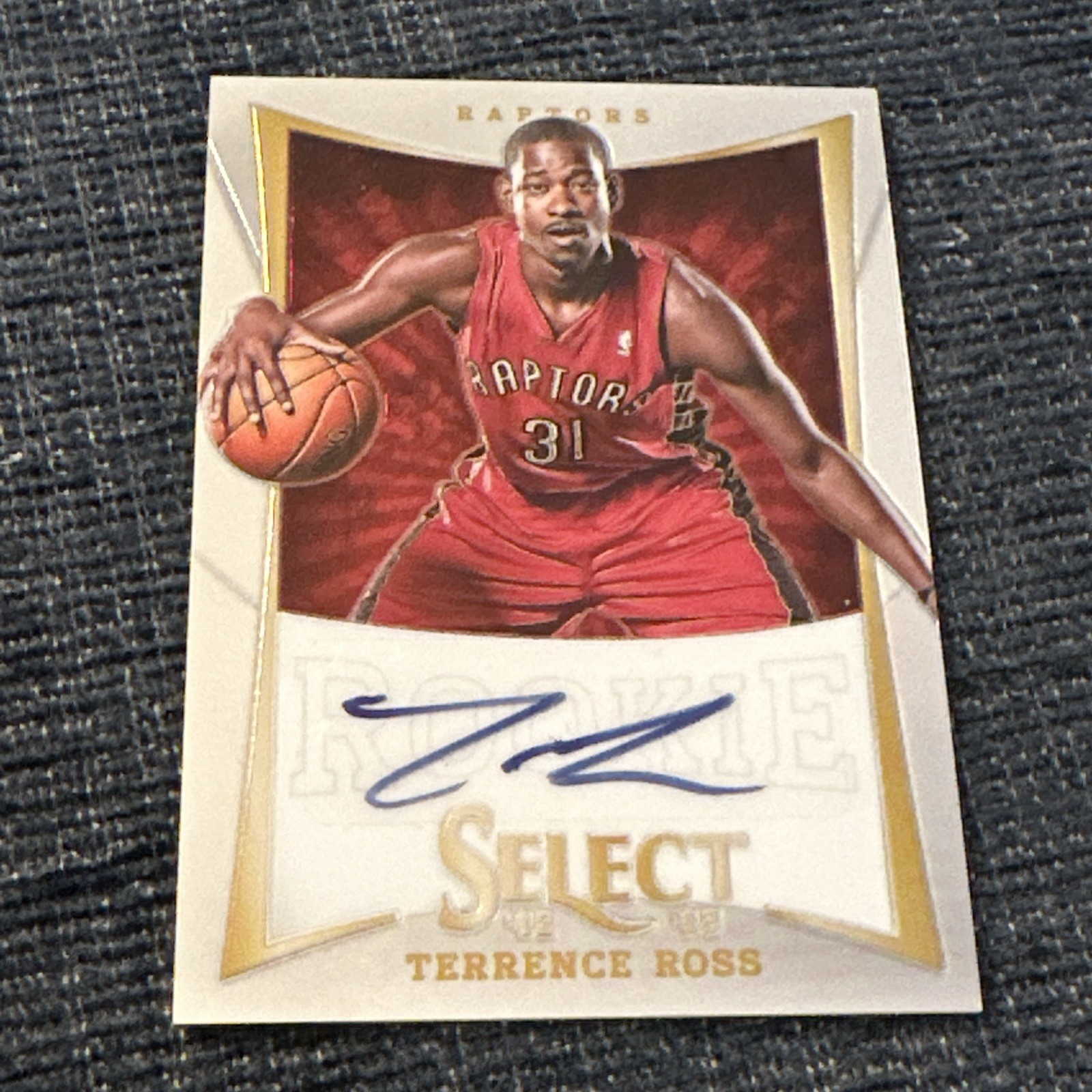 Terrence Ross 2012-13 Panini Select 023/149 #165 RC Auto Toronto Raptors-NBA