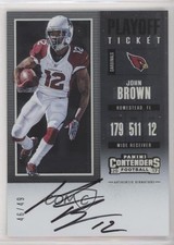 2017 Panini Contenders Veteran Playoff Ticket 46/49 John Brown #392 Auto b9e