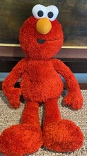 Vintage Large Elmo Plush 23 Stuffed Sesame Street Toy Fisher-Price 2002 Mattel