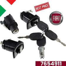 Kit Serrature 4 Chiavi Porte Dx-Sx + Cofano + Cilindretto Fiat Panda 4X4 85/104