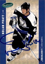 Nolan Pratt 2005-06 Parkhurst Auto #443 Tampa Bay Lightning