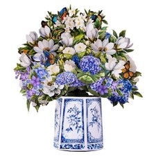 3D Pop Up Flower Card, 3D Paper Flowers Bouquet for Women Thoughtful Gift fo...