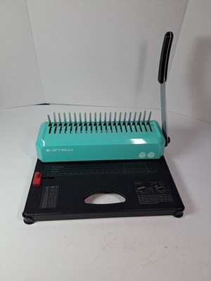 Offnova Binding Machine, A4 21-Hole 450 Sheets Paper Comb Puncher Machine 
