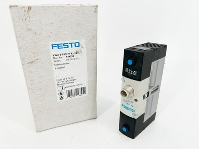 New Festo VSVA-B-P53C-H-A1-1R5L Solenoid Valve 24V 145psi 534559