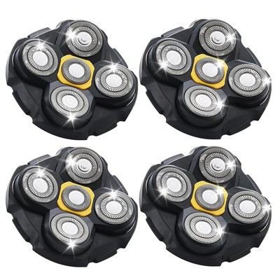 Shaver Replacement Heads Compatible with Microtouch Titanium Head Silvery-4 