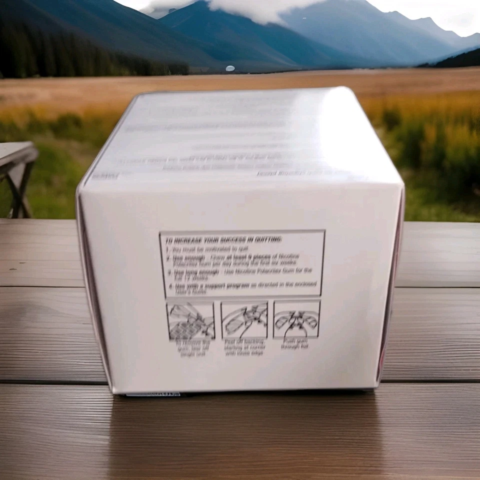 Goma Polacrilex de nicotina recubierta Equate 4 mg sabor canela 200 piezas 04/2027 Foto 4 de 4