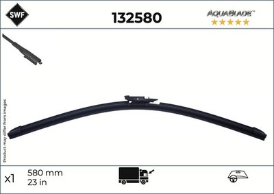 SWF Wischblatt Scheibenwischer ORIGINAL AQUABLADE TRUCKS 132580 für DAF CF XF 2