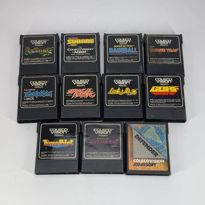 Lot of 11 Coleco ColecoVision Games