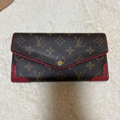 Louis Vuitton Portefeuille Sara Long Wallet Multicolor Leather Women's Pre-owned