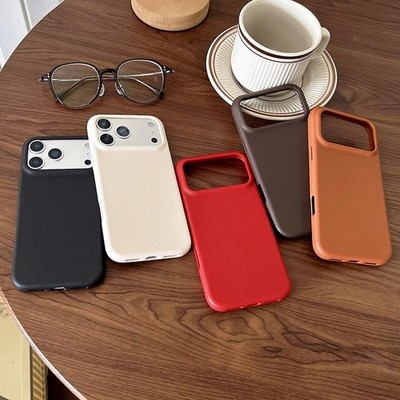 Luxury Leather Texture Phone Case For iPhone
