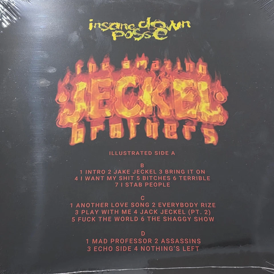 INSANE CLOWN POSSE – THE AMAZING JECKEL BROTHERS VINYL RECORD COLOURED LP - Image 2 of 2