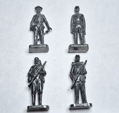Metallfiguren Kompletsatz USA Südstatten um 1862 Eisen               K2