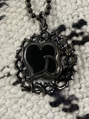 Number (N)ine AW2003 Touch Me Im Sick Crying Heart Locket 925 Sterling Silver