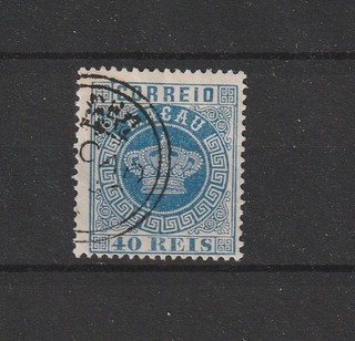 Portugal Macao/Macau Crown Stamp W/ Nice Postmark 3