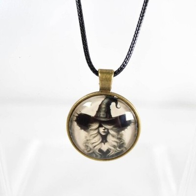 Unisex Gothic Witch Necklace ''The Enchantress of Thorns'' Handmade